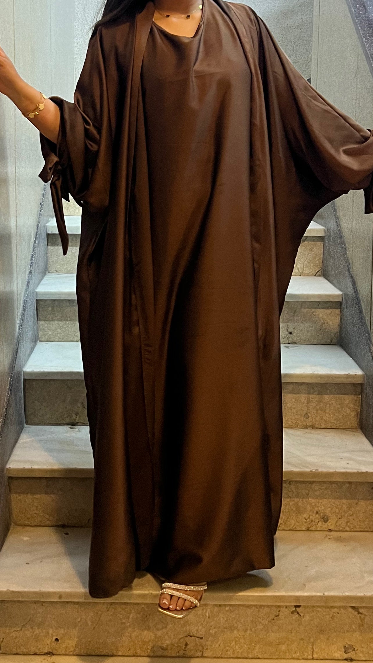 Dubai Abaya Brown